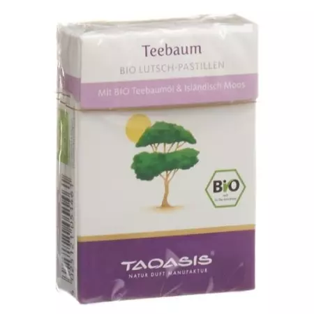 Органічні пастилки Taoasis чайне дерево 30 г