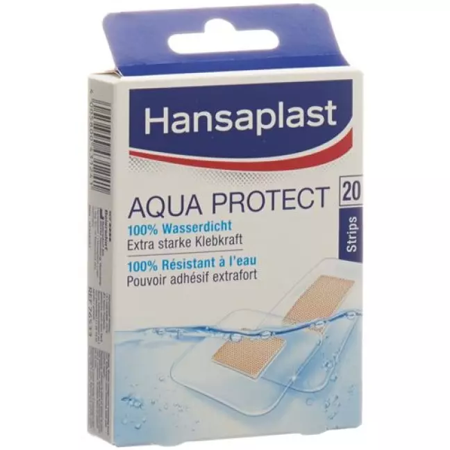 Hansaplast Aqua Protect Strips 20 штук Hansaplast Aqua Protect Strips 20 штук