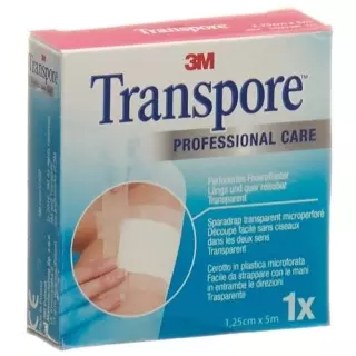 Лейкопластир 3M Transpore 5мх12,5мм наповнювач