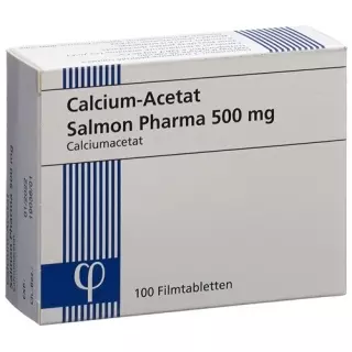 Calcium Acetate Salmon Pharma Filmtablet 500 мг 100 шт