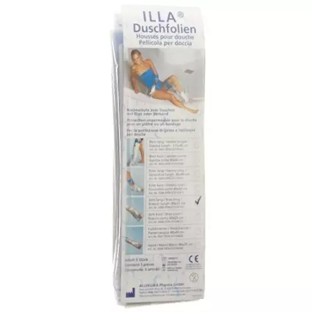 Плівка захисна для душу Illa 80х25см Сумка на руку 5 шт