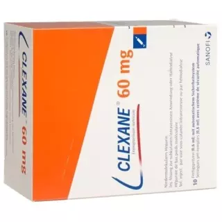 Clexane Inj Lös 60 мг/0,6 мл 10 Fertspr 0,6 мл