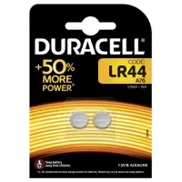 Батарейка Duracell для годинника + калькулятора LR44 1.5V Blist 2 шт