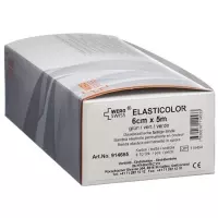 Бинти еластичні WERO SWISS Elasticolor 5мх6см зелені 10 шт