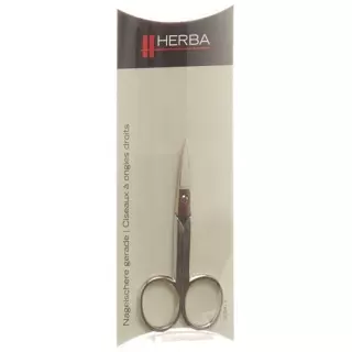 Ножиці для нігтів HERBA 9см прямі 5414