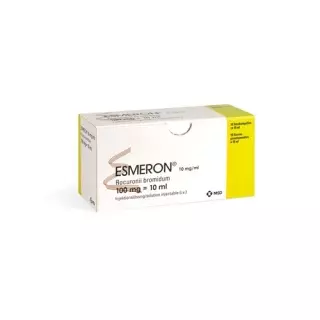 Esmeron Inj Lös 100 мг/10 мл 10 флаконів 10 мл