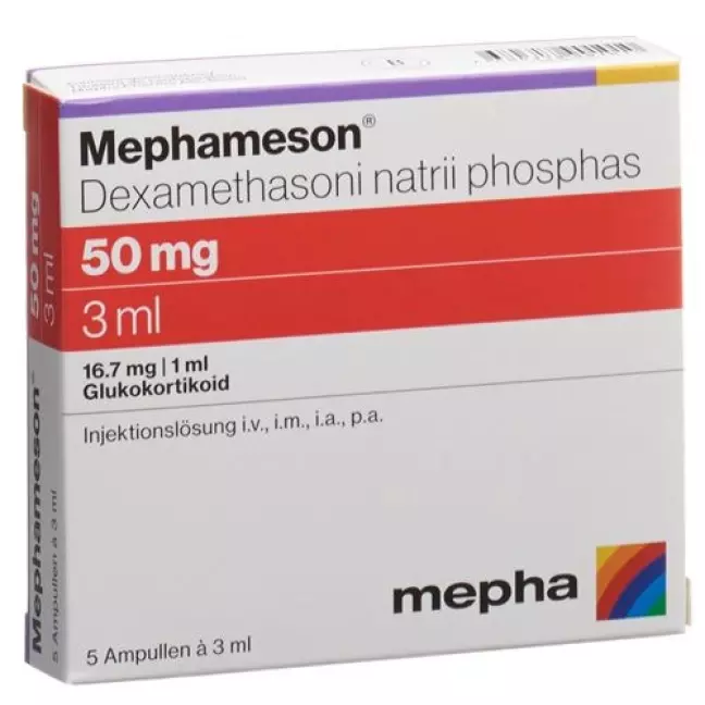 Mephameson Inj Lös 50 мг/3 мл 5 ампер 3 мл Mephameson Inj Lös 50 мг/3 мл 5 ампер 3 мл