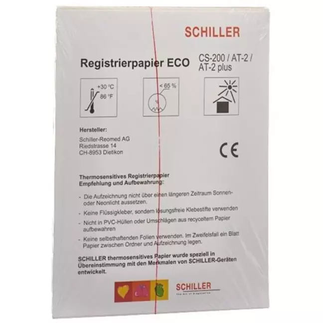 Schiller Cardiovit реєстраційний складний папір AT2/CS200