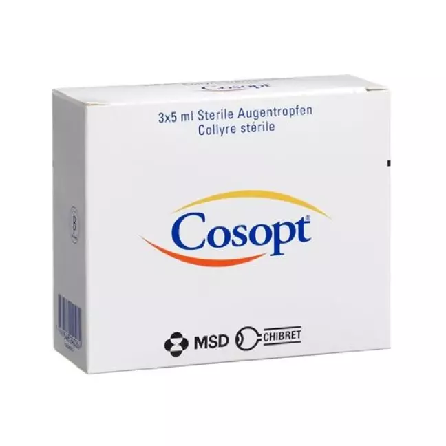 Cosopt Gtt Opht стерильний 3 флакони по 5 мл Cosopt Gtt Opht стерильний 3 флакони по 5 мл