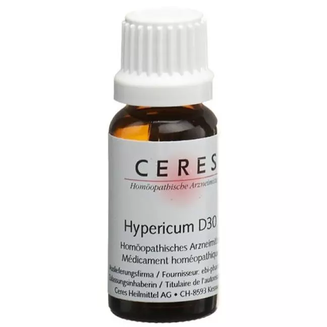 Ceres Hypericum D 30 Розведення Fl 20 мл Ceres Hypericum D 30 Розведення Fl 20 мл