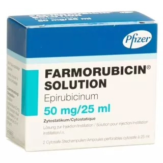 Farmorubicin Solution Inj Lös 50 мг/25 мл 2 Cytosafe 25 мл