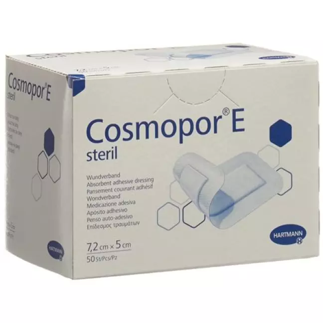 Перев&#39;язка Cosmopor E швидка 7,2 см х 5 см стерильна 50 шт