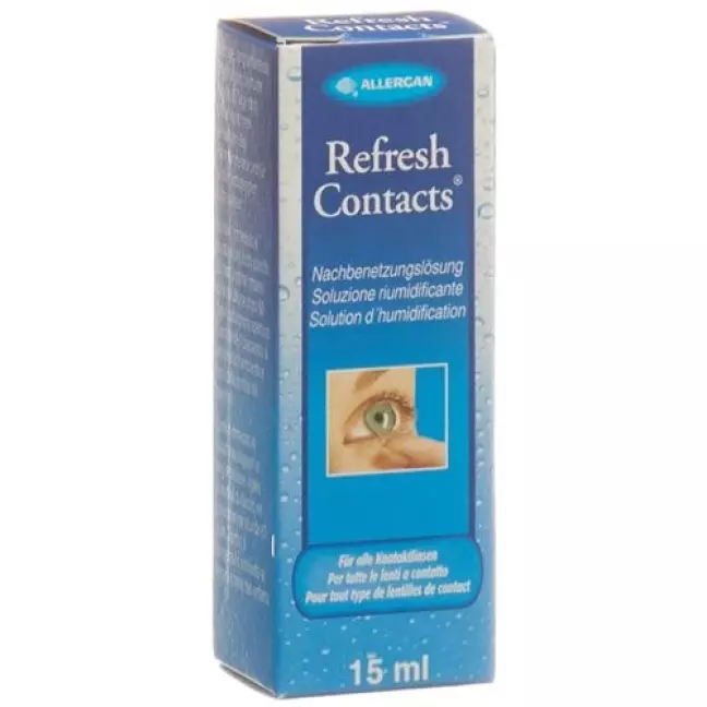 Розчин для повторного зволоження Refresh Contacts Fl 15 мл Розчин для повторного зволоження Refresh Contacts Fl 15 мл