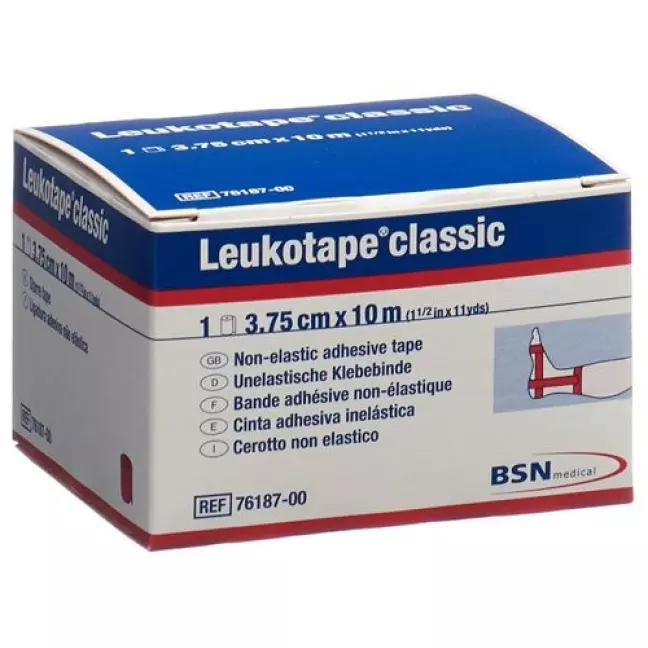 Гіпсова стрічка Leukotape classic 10мх3,75см червона Гіпсова стрічка Leukotape classic 10мх3,75см червона