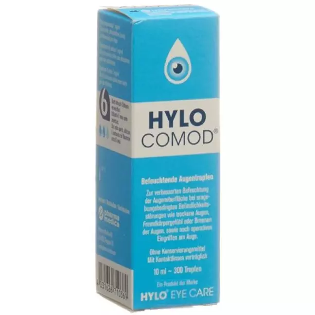 Hylo Comod Gtt Opht Fl 10 мл