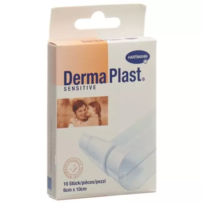 Dermaplast Sensitive Schnellverband Weiss 6x10см 10 штук Dermaplast Sensitive Schnellverband Weiss 6x10см 10 штук