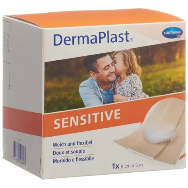 DERMAPLAST SENSITIVE швидкознімний рулон hf 8 см x 5 м