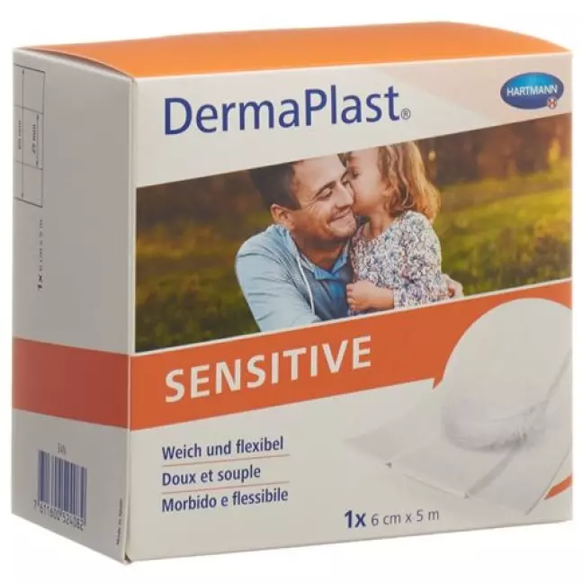 Dermaplast Sensitive Schnellverband Weiss 6смx5m рулон Dermaplast Sensitive Schnellverband Weiss 6смx5m рулон