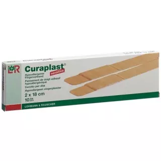 Бинт на палец Curalast Sensitive 18смх2см 10 шт.