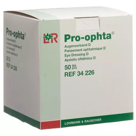 Пов'язка для очей Pro Ophta D світлостійка під колір шкіри 50 шт
