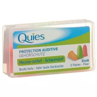 Quies Noise Hearing Protection Balls Foam Pack 6 штук