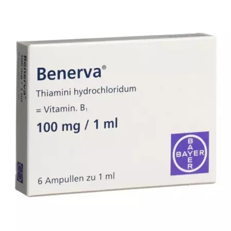 Benerva Inj Lös 100 мг/мл 6 ампер 1 мл
