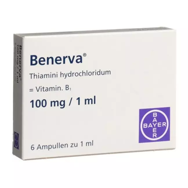 Benerva Inj Lös 100 мг/мл 6 ампер 1 мл