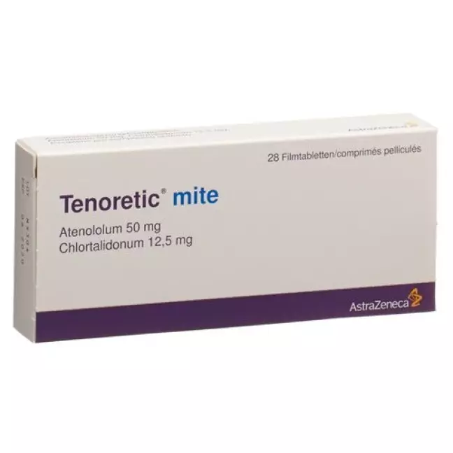 Таблетки від кліщів Tenoretic 50/12,5 28 шт