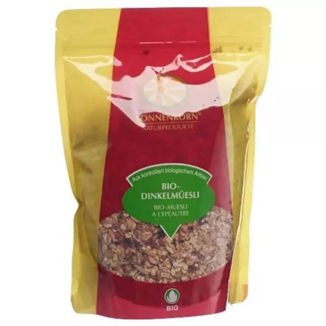 SONNENKORN DINKELMUES ORGANIC KNOS