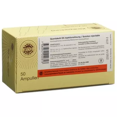 Quentakehl Inj Lös D 5 50 ампер 1 мл Quentakehl Inj Lös D 5 50 ампер 1 мл