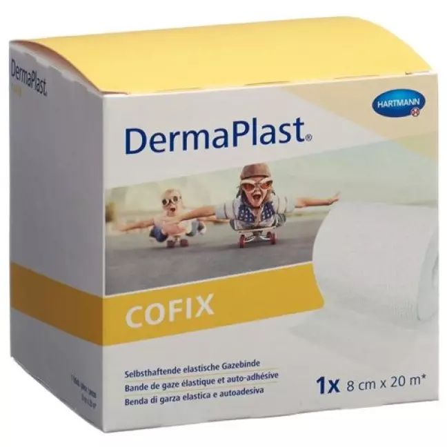 DermaPlast CoFix 8смx20м білий DermaPlast CoFix 8смx20м білий