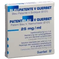 Patent Blue V Guerbet Inj Lös 5 Amp 2 мл