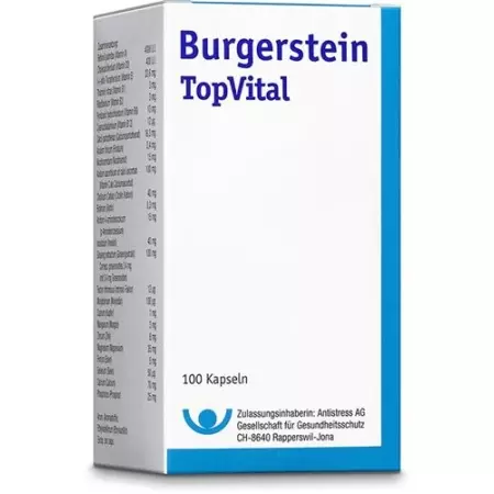 Burgerstein TopVital капсули 100 шт Burgerstein TopVital капсули 100 шт