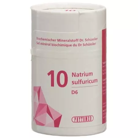 Phytomed Schussler Nr. 10 Natr Sulf в таблетках, D 6 100г Phytomed Schussler Nr. 10 Natr Sulf в таблетках, D 6 100г