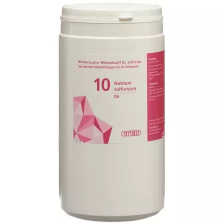 Phytomed Schussler Nr. 10 Natr Sulf в таблетках, D 6 1кг Phytomed Schussler Nr. 10 Natr Sulf в таблетках, D 6 1кг