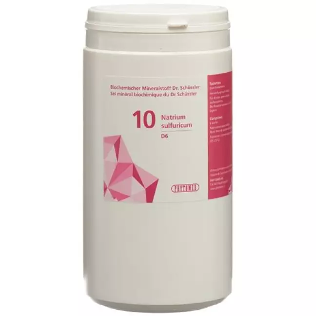 Phytomed Schussler Nr. 10 Natr Sulf в таблетках, D 6 1кг Phytomed Schussler Nr. 10 Natr Sulf в таблетках, D 6 1кг