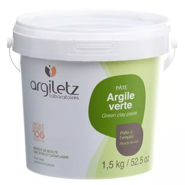 Argiletz Heilerde Grun Paste Topf 1.5кг Argiletz Heilerde Grun Paste Topf 1.5кг
