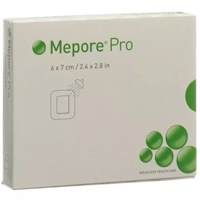 Ранова пов'язка Mepore pro 7х6см подушка ранова 4х3см стерильна 10 шт Ранова пов'язка Mepore pro 7х6см подушка ранова 4х3см стерильна 10 шт