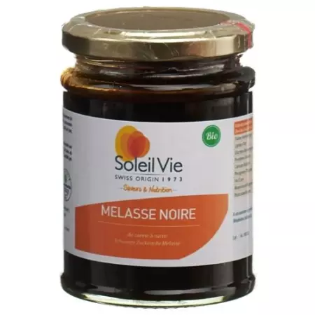 Soleil Vie чорна патока тростинний цукор органічний 340 г