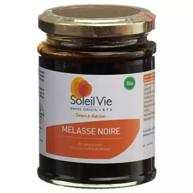 Soleil Vie чорна патока тростинний цукор органічний 340 г