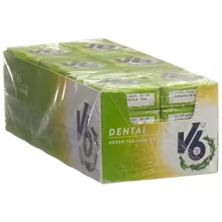 Жувальна гумка V6 Dental Care Green Tea Jasmine 24 Box