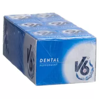 Жувальна гумка V6 Dental Care Peppermint 24 Box