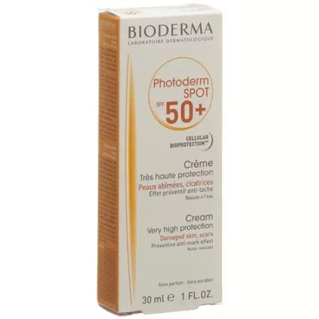 Сонцезахисний фактор Bioderma Photoderm Spot Crème 50 + 30 мл Сонцезахисний фактор Bioderma Photoderm Spot Crème 50 + 30 мл
