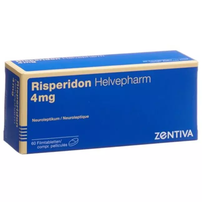 Risperidone Helvepharm Filmtabl 4 мг 60 шт Risperidone Helvepharm Filmtabl 4 мг 60 шт