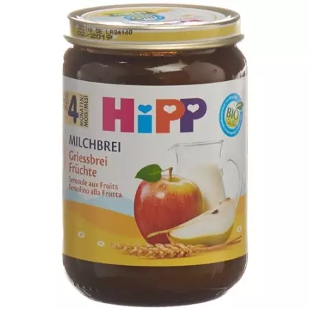 Hipp Milchbrei Griessbrei Fruchte 190г