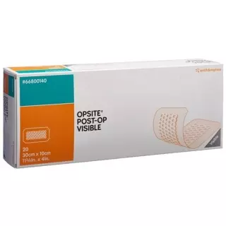 OPSITE POST OP VISIBLE прозора ранова пов'язка 30х10 см 20 шт