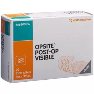 OPSITE POST OP VISIBLE прозора ранова пов'язка 8х10 см 20 шт