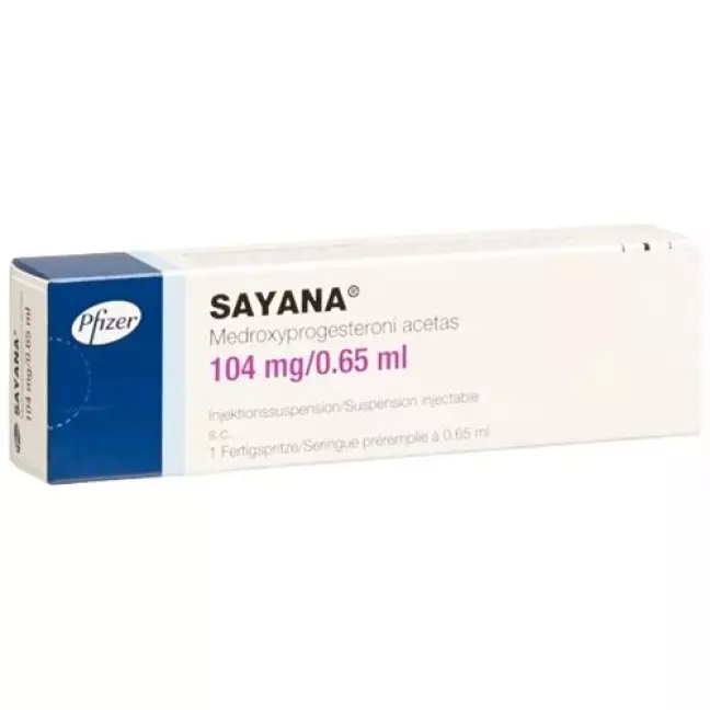 Sayana Inj Susp 104 мг/0,65 мл одноразовий шприц Sayana Inj Susp 104 мг/0,65 мл одноразовий шприц