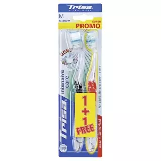 Trisa Intensive Care Зубна щітка середня Duo 2 шт