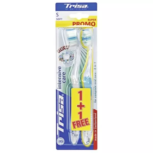 Trisa Intensive Care Toothbrush soft Duo 2 шт